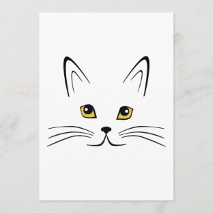 Convite Face de gato
