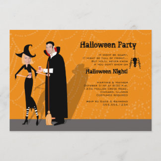 Convite "Face in Hole" para Halloween