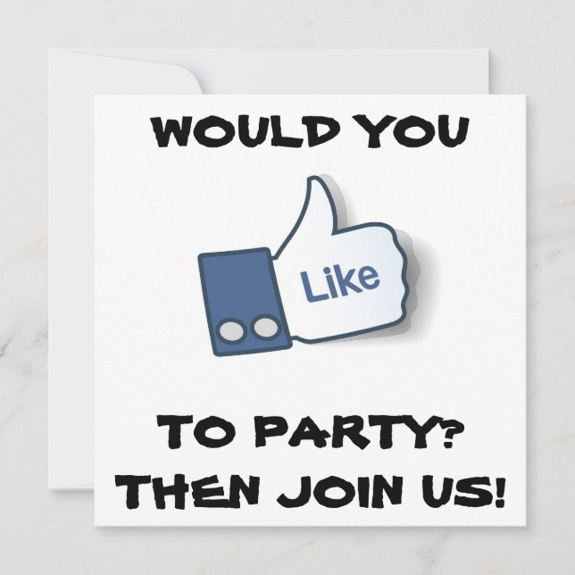 CONVITE FACEBOOK/TWITTER/CONVITE DE FESTAS DE TEXTO (Frente)