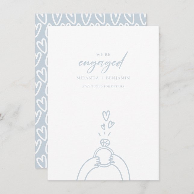 Convite Fácil o lançamento do Noivado (Frente/Verso)