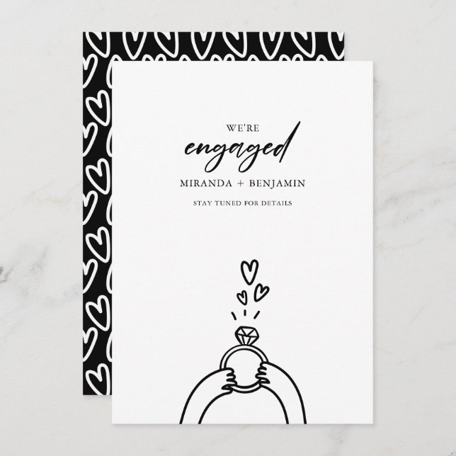 Convite Fácil o lançamento do Noivado (Frente/Verso)