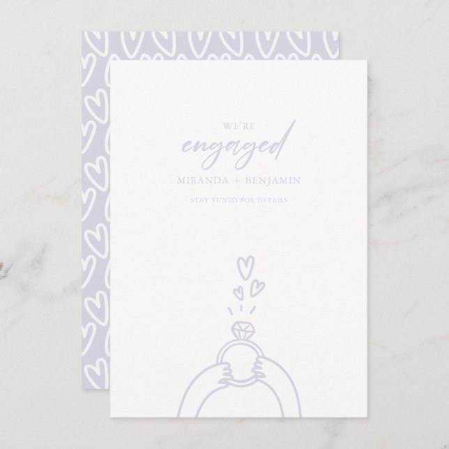 Convite Fácil o lançamento do Noivado (Frente/Verso)