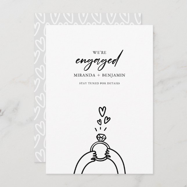 Convite Fácil o lançamento do Noivado (Frente/Verso)