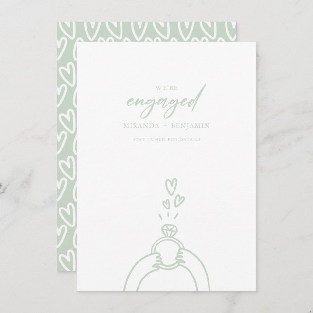 Convite Fácil o lançamento do Noivado (Frente/Verso)