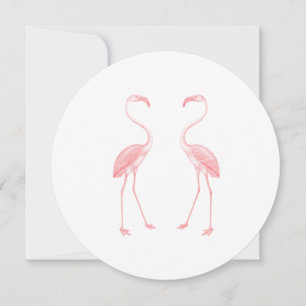 Convite Facing Flamingos