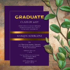 Convite Faculdade Sleek | Univ Roxo| Festa de formatura Do