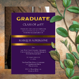 Convite Faculdade Sleek | Univ Roxo| Festa de formatura Do