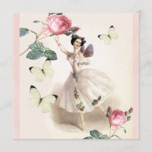 Convite Fada da bailarina