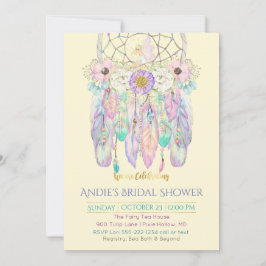 Convite Fada Drecher Boho Qualquer Papel Colorido