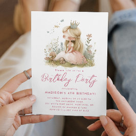 Convite Fada - Fadas - Impressões de Festa de aniversário 