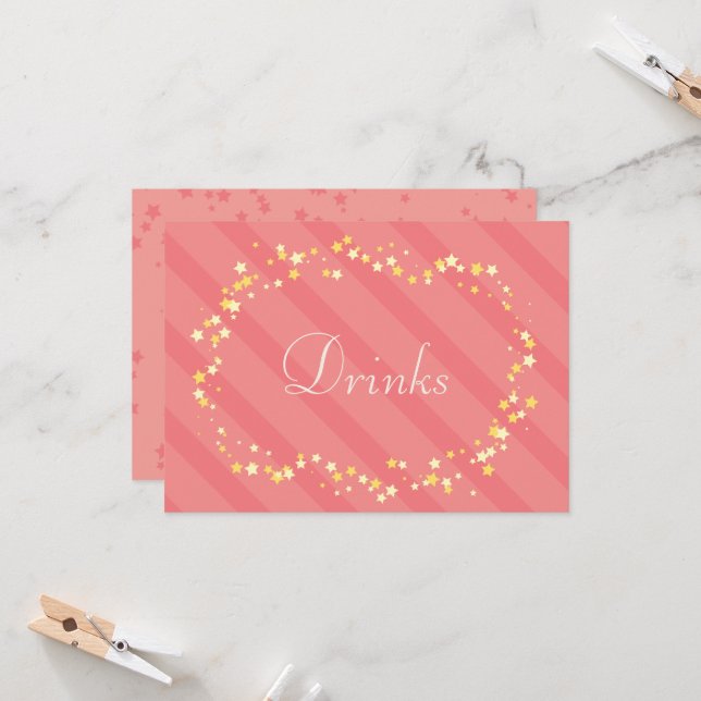 Convite Fada Princesa Festa de aniversário Sinal de Mesa 2 (Frente/Verso In Situ)