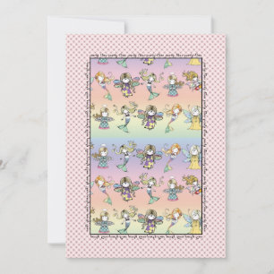 Convite Fada Whimsic, Sereia e Anjo - Convidados