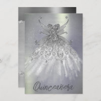 Fada Wing Silver Gown | Platinum Foil Faux Sheen