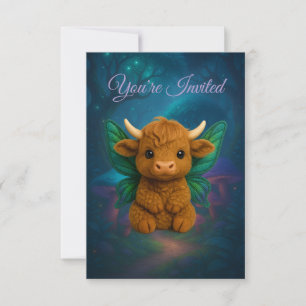 Convite Fadas Criaturas™ Fada Bezerro das Terras Altas