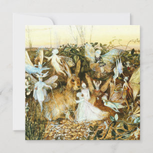 Convite Fadas e Coelho