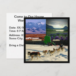 Convite Fairbanks Alaska Photo Collage Housearming