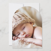 Faire-part de naissance Marceau