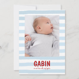 Convite Faire-Part Gabin