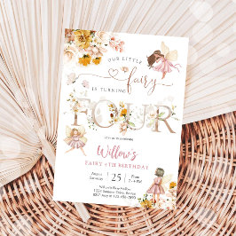 Convite Fairy Birthday Invitation Girl