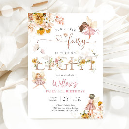 Convite Fairy Birthday Invitation Girls