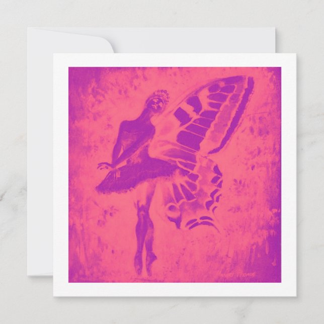 Convite Fairy Dancer Invite (Frente)