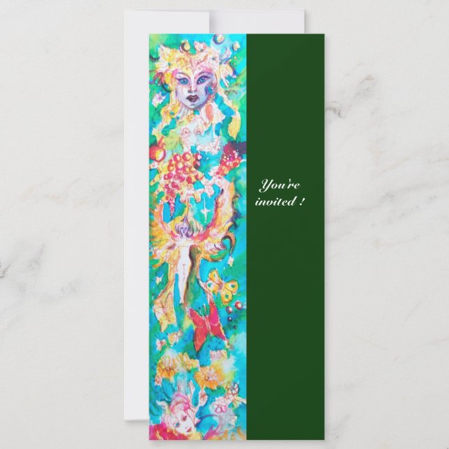 Convite FAIRY DE UVAS Fantasy (Frente)