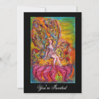 FAIRY FLOWY NO PINK IRIS Fantasy Black Yellow