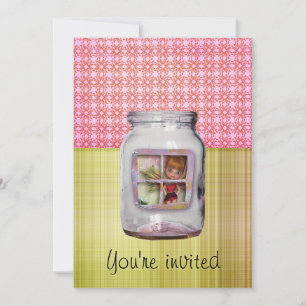 Convite Fairy Jar House Invites