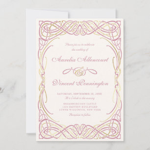 Convite Fairy Tale Fantasy Storybook Weding