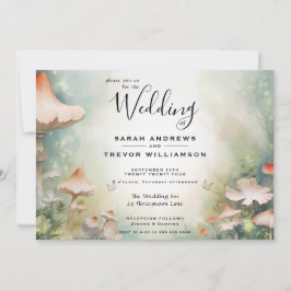 Convite Fairy Tale Woodland Fairycore Romance