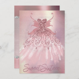 Convite Fairy Wing Mauve Gown | Luxurioso Pink Sheen