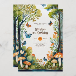 CONVITE FAIRYCORE NATURE BABYSHOWPRIMEIRO ANIVERSARIO QUAL