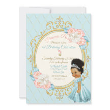 Fairytala Royal Princess Pink Aqua Girl Étnica