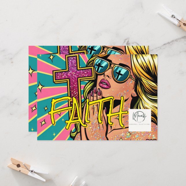 Convite faith Print (Frente/Verso In Situ)