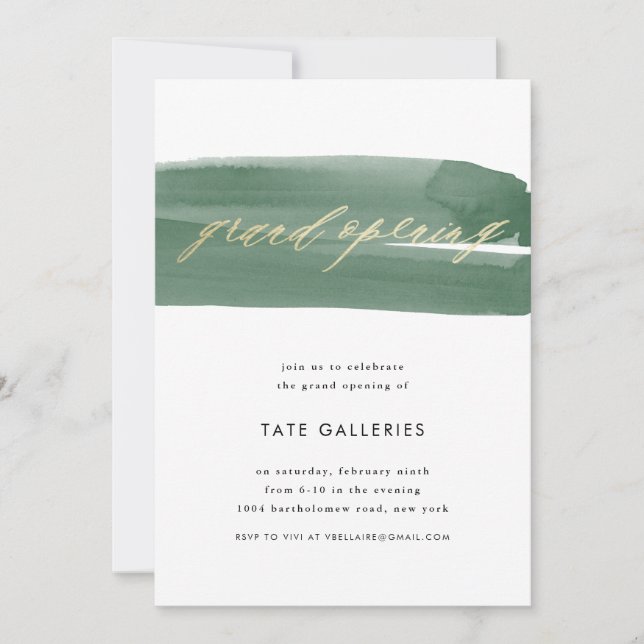 Convite Faixa de Abertura Grande (Frente)