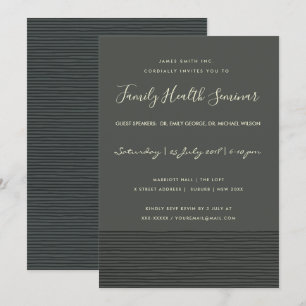 CONVITE FALAR EVENTO SEMINÁRIO DE LINHA DE ESQUETA PRETA 