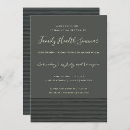 CONVITE FALAR EVENTO SEMINÁRIO DE LINHA DE ESQUETA PRETA F