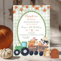 Fall Autumn Sage Green Fazenda Animal Birday