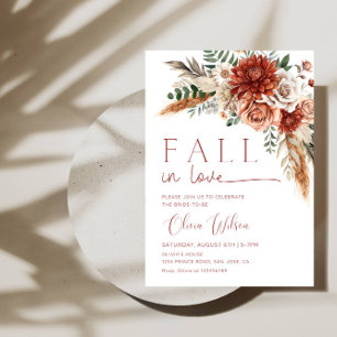 Convite Fall in Love Chá de panela- Russe Autumn Party