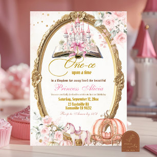 Convite Fall Pumpkin Pink Storytalt Aniversário