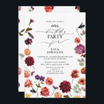 Convite Fall Summer Garden Burnt Orange 60th Birthday<br><div class="desc">Celebre seu aniversário de 60 anos em estilo com nosso maravilhoso Convite de 60 de aniversário do Jardim de Verão Queimado de Laranja Laranja! Perfeito para uma reunião de aniversário no outono, este convite de luxo vai deixar os convidados animados para o grande dia. A frente do convite apresenta uma...</div>