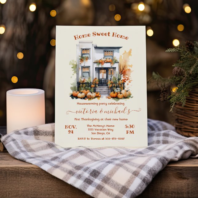 Convite Fall Thankaction (Criador carregado)