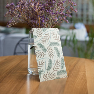 Convite Fallen Fern Pattern