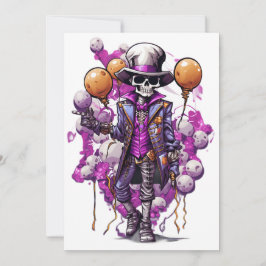 Convite Falloween Mascarada Spooky Falloween