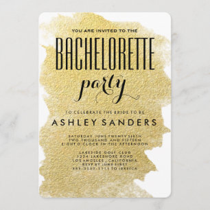 CONVITE FALSO MODERNO DOURADO