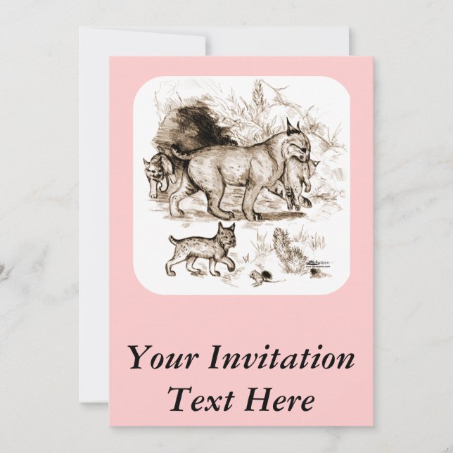 Convite Família Bobcat (Frente)