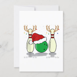 Convite família correspondência natal boliche papai noel n