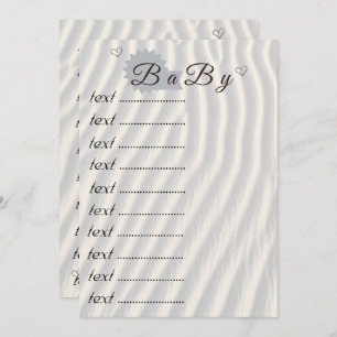 Convite Família de jogos de chá de fraldas Impressão de