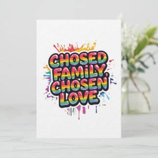 Convite Família Escolhida Amor Escolhido – Orgulho LGBTQ+
