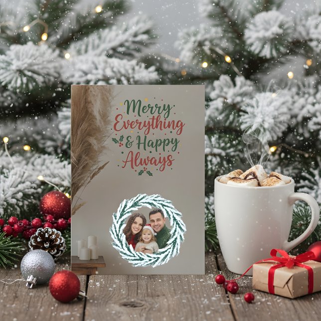 Convite Family Christmas Photo Card (Criador carregado)